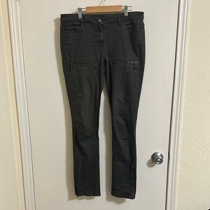 EUC Belstaff Zippered Chocolate Brown Jeans